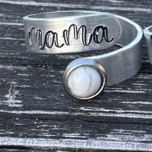 Wrap Ring with Howlite